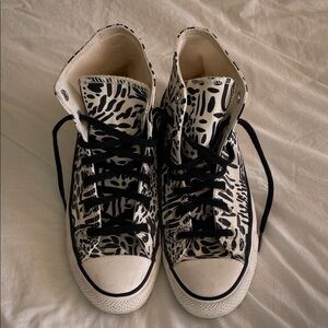 Converse Black and White High-Top Sneakers